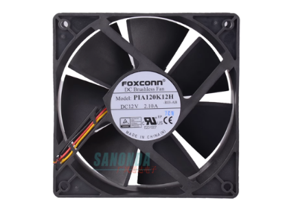 Picture of Foxconn PIA120K12H Server-Square Fan PIA120K12H, -R03-AB