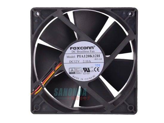 Picture of Foxconn PIA120K12H Server-Square Fan PIA120K12H, -R03-AB