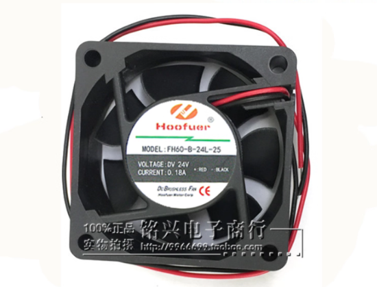 Picture of Hoofuer FH60-B-24L-25 Server-Square Fan FH60-B-24L-25