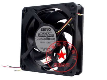 Picture of Japan Servo D1225C12B8AS-00 Server-Square Fan D1225C12B8AS-00