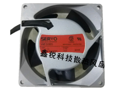 Picture of Japan Servo WE55B5 Server-Square Fan WE55B5, Alloy Framed