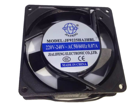 Picture of JIA FENG / JiaLiFeng JF9225HA2HBL Server-Square Fan JF9225HA2HBL, Alloy Framed