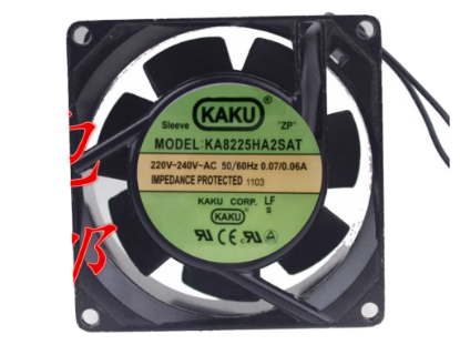 Picture of Kaku KA8225HA2SAT Server-Square Fan KA8225HA2SAT, Alloy Framed