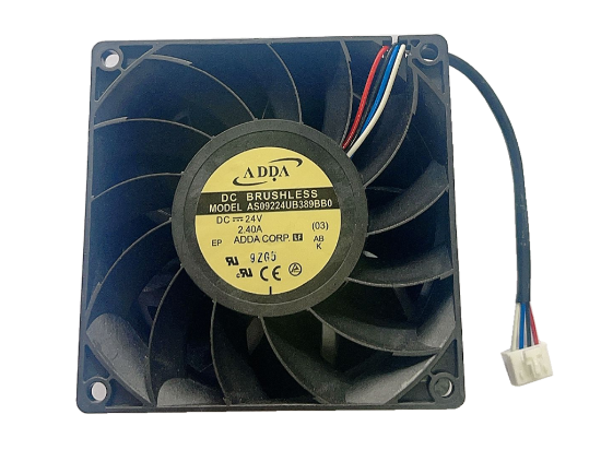 Picture of ADDA AS09224UB389BB0 Server - Square Fan sq92x92x38, 4w, DC 24V 2.4A