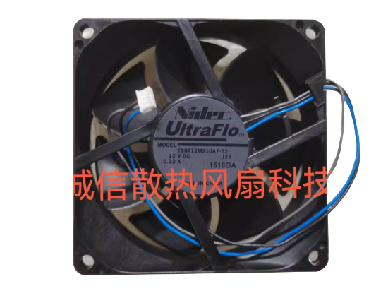 Picture of Nidec T80T12MS10A7-52 Server-Square Fan T80T12MS10A7-52, J722