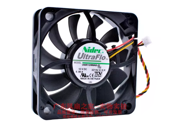 Picture of Nidec U60R12MMAB-52 Server-Square Fan U60R12MMAB-52, T32
