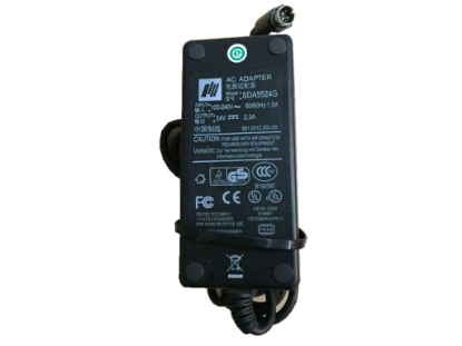 Picture of Spectra SDA5524G AC Adapter 20V & Above 24V 2.3A, 3-Pin Din, C14 