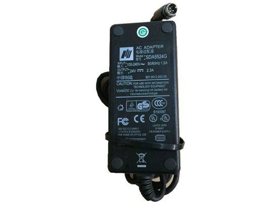 Picture of Spectra SDA5524G AC Adapter 20V & Above 24V 2.3A, 3-Pin Din, C14 