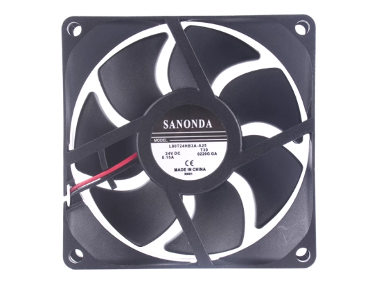 Picture of SANONDA L80T24HB3A-A25 Server-Square Fan L80T24HB3A-A25, T30 0220G GA