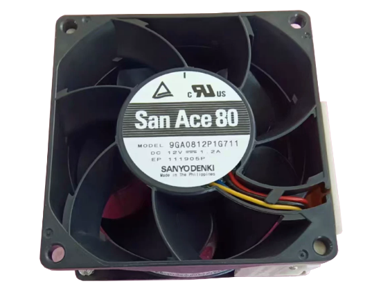 Picture of Sanyo Denki 9GA0812P1G711 Server-Square Fan 9GA0812P1G711