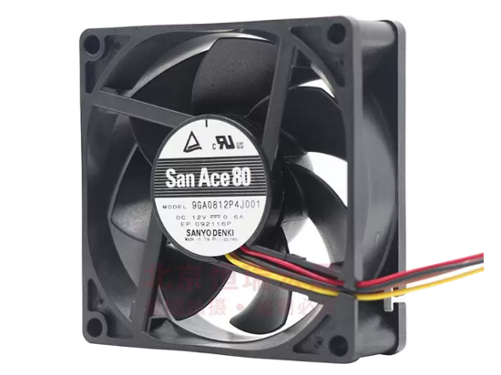 Picture of Sanyo Denki 9GA0812P4J001 Server-Square Fan 9GA0812P4J001