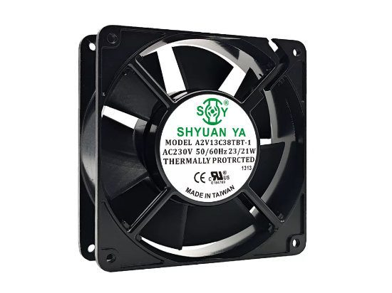Picture of SHYUAN YA A2V13C38TBT-1 Server-Square Fan A2V13C38TBT-1, Alloy Framed