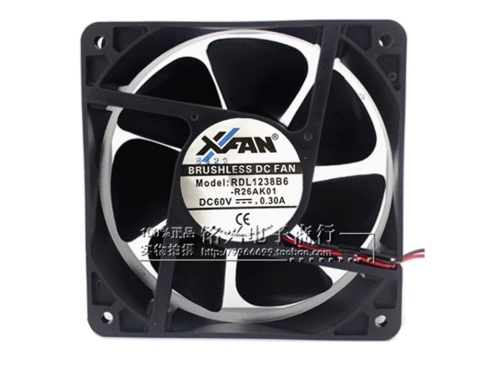 Picture of XIFAN / Xinruilian RDL1238B6 Server-Square Fan RDL1238B6, -R26AK01