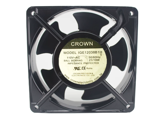 Picture of CROWN IGE12038B1H Server-Square Fan IGE12038B1H