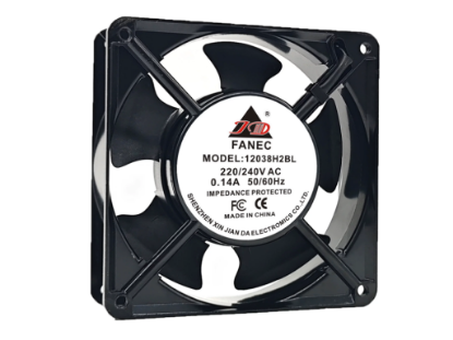 Picture of JD-FANEC / XIN JIAN DA JD-A12038H2BL Server-Square Fan JD-A12038H2BL