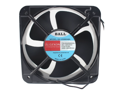 Picture of BALL / GEXON QX-20060ABL Server-Square Fan QX-20060ABL, KA20060HA2