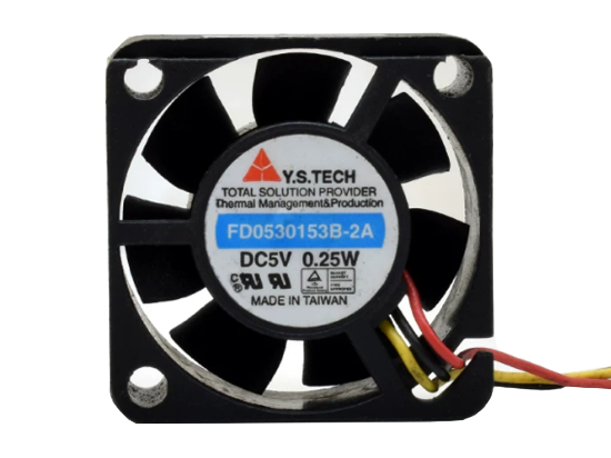 Picture of Y.S TECH FD0530153B-2A Server-Square Fan FD0530153B-2A
