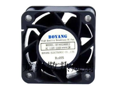 Picture of BOYANG BY4028HE2 Server-Square Fan BY4028HE2