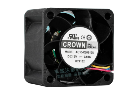 Picture of CROWN AGV04028B12U Server-Square Fan AGV04028B12U