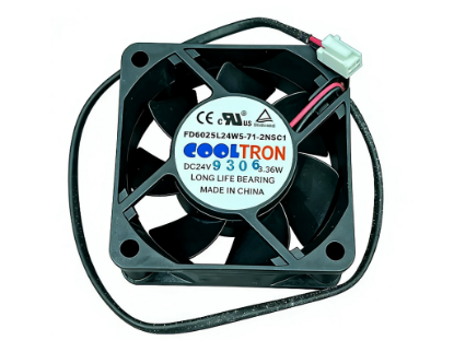 Picture of COOLINGFAN FD6025L24W5-71-2NSC1 Server-Square Fan FD6025L24W5-71-2NSC1