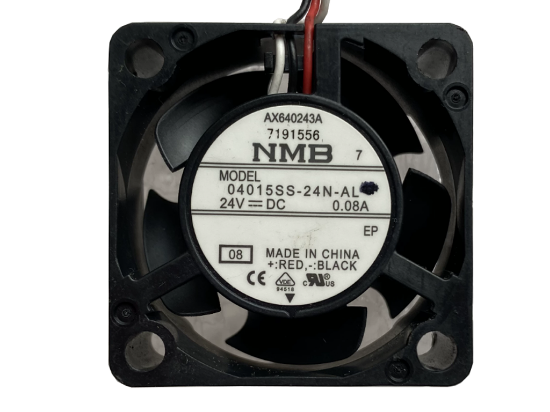 Picture of NMB-MAT / Minebea 04015SS-24N-AL  Server - Square Fan 08, sq40x40x15, w80x3x4P, DC 24V 0.08A 