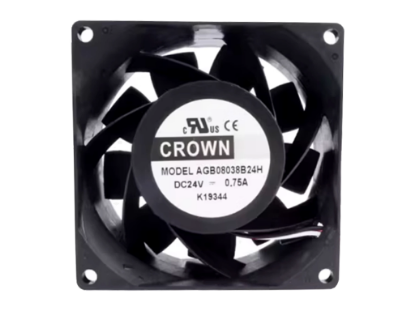 Picture of CROWN AGB08038B24H Server-Square Fan AGB08038B24H