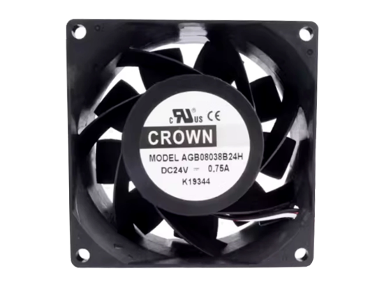 Picture of CROWN AGB08038B24H Server-Square Fan AGB08038B24H