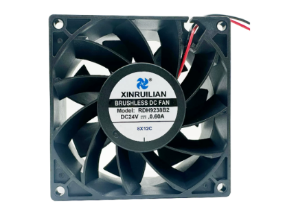 Picture of XIFAN / Xinruilian RDH9238B2 Server-Square Fan DC 24V 0.60A, 92x92x38mm, 2-Wire