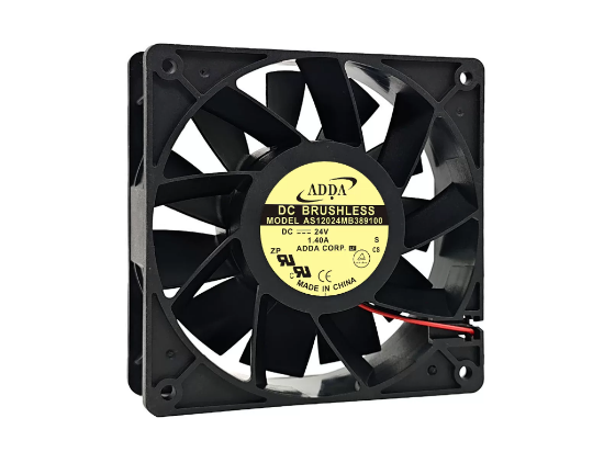 Picture of ADDA AS12024MB389B00 Server-Square FanDC 24V 2.10A, 120x120x38mm, 2-Wire