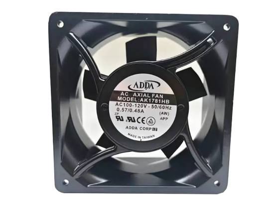 Picture of ADDA AK1781HB Server-Square Fan AC 100/120V 0.57/0.48A, 176x176x89mm, 2-Wire