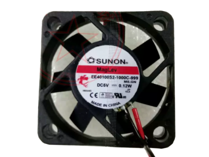 Picture of SUNON EE40100S2-1000C-999 Server-Square Fan DC 5V 0.12W, 40x40x10mm, 2-Wire