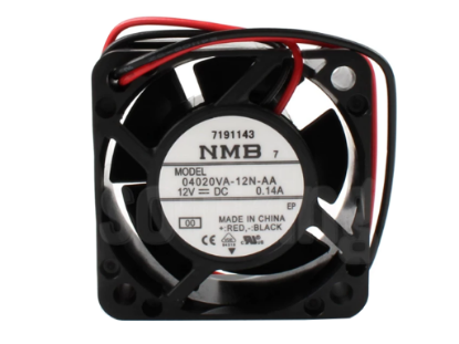 Picture of NMB-MAT / Minebea 04020VA-12N-AA Server-Square Fan 04020VA-12N-AA, 00