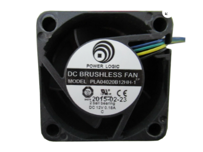 Picture of Power Logic PLA04020B12HH-1 Server-Square Fan 	DC 12V 0.18A, 40x40x20mm, 4-Wire