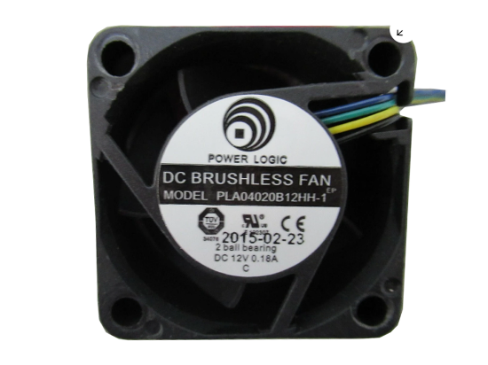 Picture of Power Logic PLA04020B12HH-1 Server-Square Fan 	DC 12V 0.18A, 40x40x20mm, 4-Wire