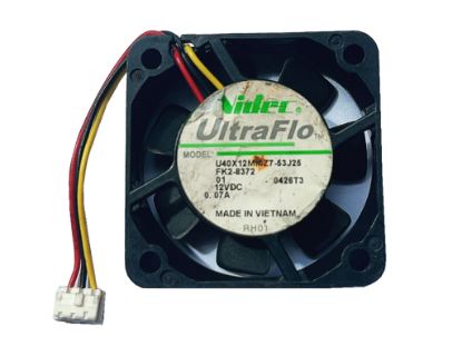 Picture of Nidec U40X12MMZ7-53J25 Server - Square Fan FK2-8372, sq40x40x10, w40x3x3, 12V 0.07A