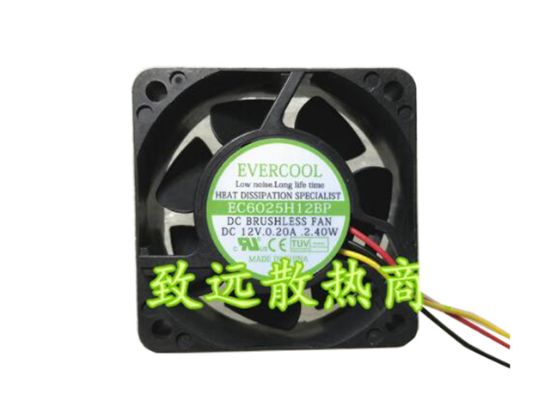 Picture of EverCool EC6025H12BP Server-Square Fan EC6025H12BP