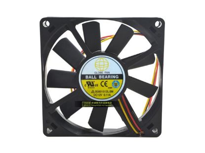 Picture of GLOBE FAN B0801512L-3M Server-Square Fan B0801512L-3M