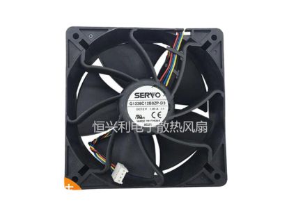 Picture of Japan Servo G1238C12B8ZP-D3 Server-Square Fan G1238C12B8ZP-D3