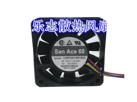 Picture of Sanyo Denki 109P0624M7D05 Server-Square Fan 109P0624M7D05