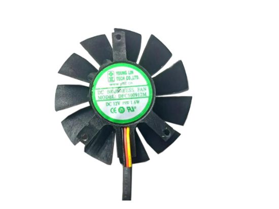 Picture of Young Lin Tech DFC500912M Server-Frameless / GPU Fan DFC500912M