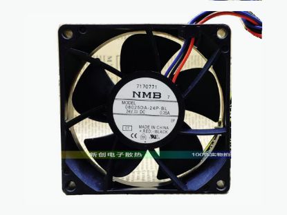 Picture of NMB-MAT / Minebea 08025DA-24P-BL Server-Square Fan 08025DA-24P-BL, 01