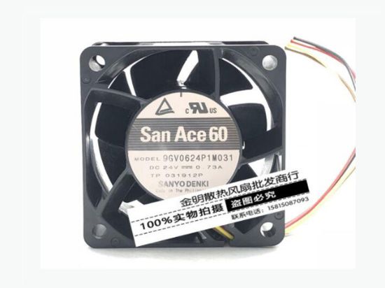 Picture of Sanyo Denki 9GV0624P1M031 Server-Square Fan 9GV0624P1M031