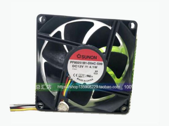Picture of SUNON PF80251B1-D04C-S99 Server-Square Fan PF80251B1-D04C-S99