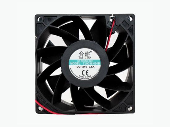 Picture of TAI JIAN / Zhuoming TJ9038H24B Server-Square Fan TJ9038H24B
