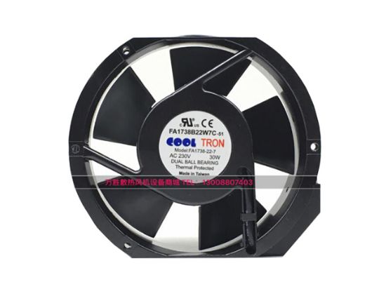 Picture of Used Fan FA1738-22-7 Server-Round Fan FA1738-22-7