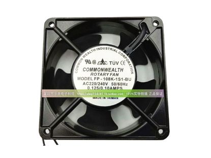 Picture of COMMONWEALTH FP-108K-1S1-BU Server-Square Fan FP-108K-1S1-BU