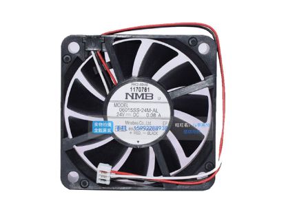 Picture of NMB-MAT / Minebea 06015SS-24M-AL Server-Square Fan 06015SS-24M-AL, 08