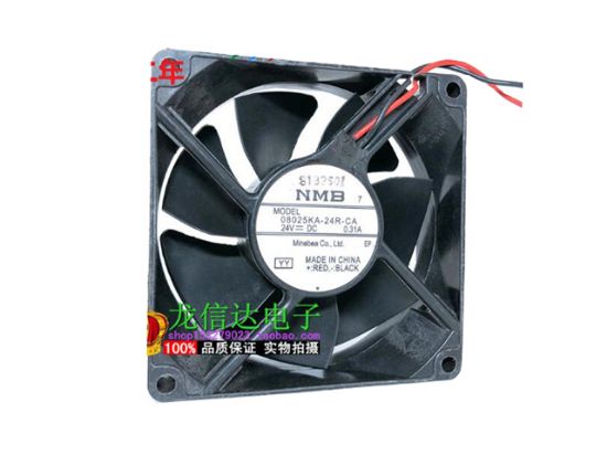 Picture of NMB-MAT / Minebea 08025KA-24R-CA Server-Square Fan 08025KA-24R-CA, YY