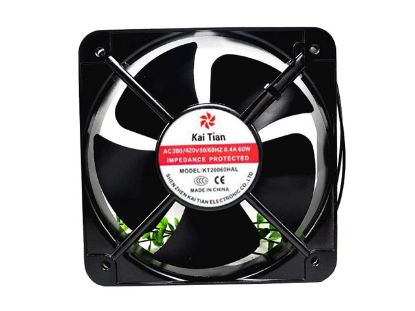 Picture of Kai Tian KT20060HAL Server-Square Fan AC 380V 0.4A, 200x200x60mm, 2-Wire