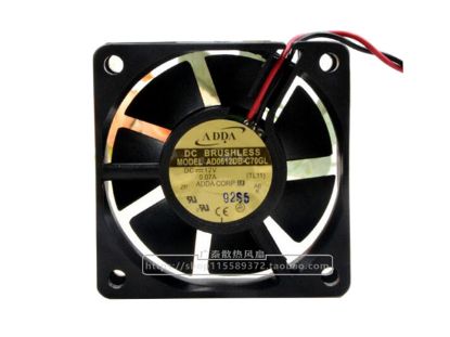 Picture of ADDA AD0612DB-C70GL Server-Square Fan AD0612DB-C70GL
